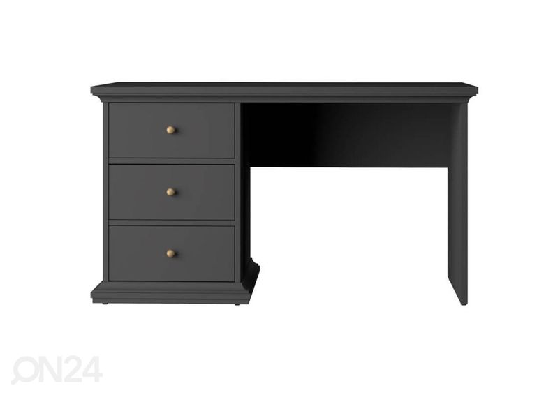 Työpöytä Paris 130 cm, matta harmaa kuvasuurennos
