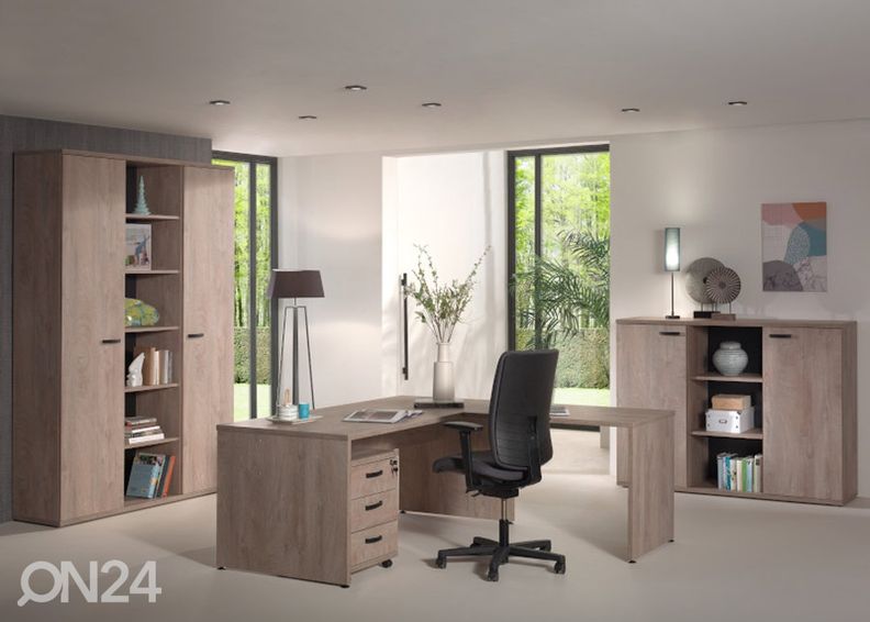 Työpöytä Rio2 180 cm humus tammi kuvasuurennos