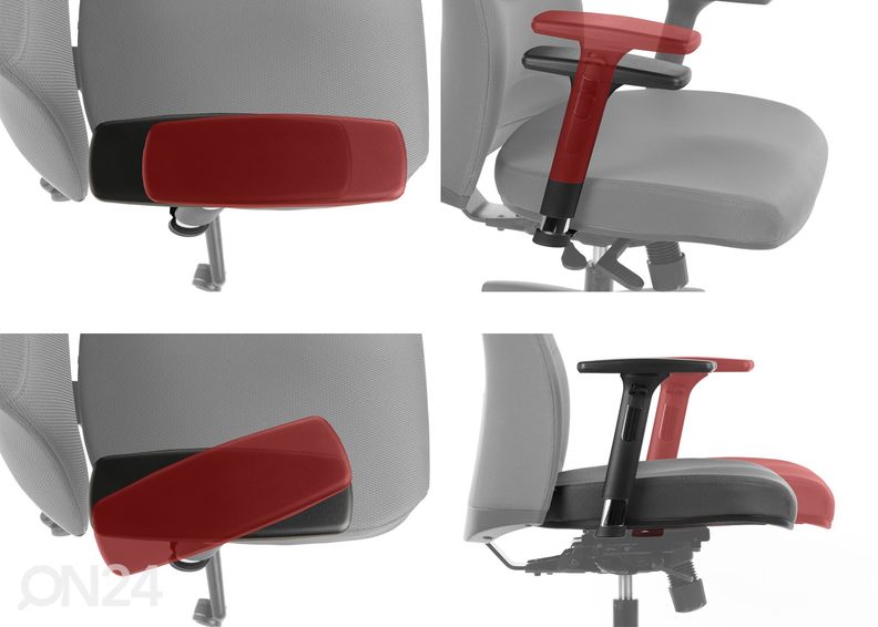 Työtuoli Kenton, harmaa kuvasuurennos