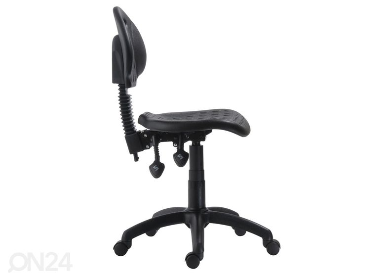 Työtuoli PU Asyn musta kuvasuurennos