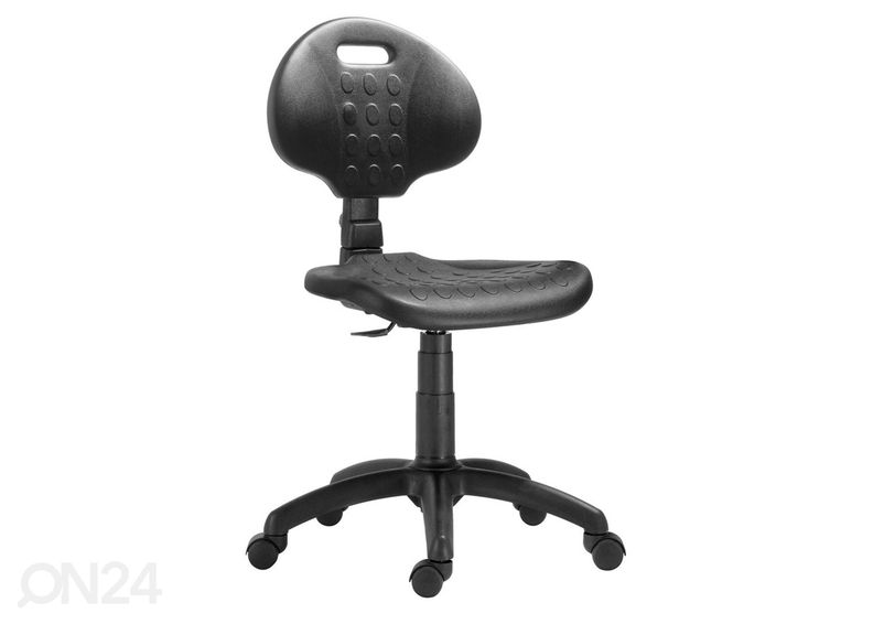 Työtuoli PU Mek musta kuvasuurennos
