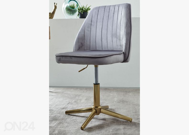 Työtuoli / ruokapöydän tuoli, harmaa kuvasuurennos