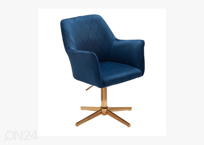 Työtuoli / ruokapöydän tuoli, sininen kuvasuurennos