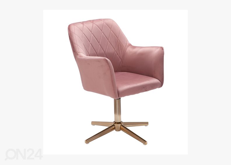 Työtuoli / ruokapöydän tuoli, vaaleanpunainen kuvasuurennos