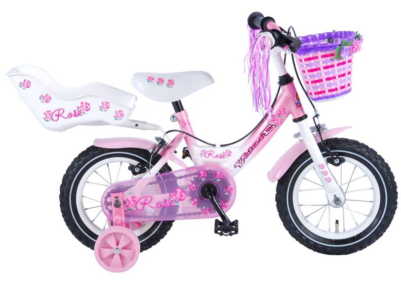 Tyttöjen polkupyörä Volare Rose 12" kuvasuurennos
