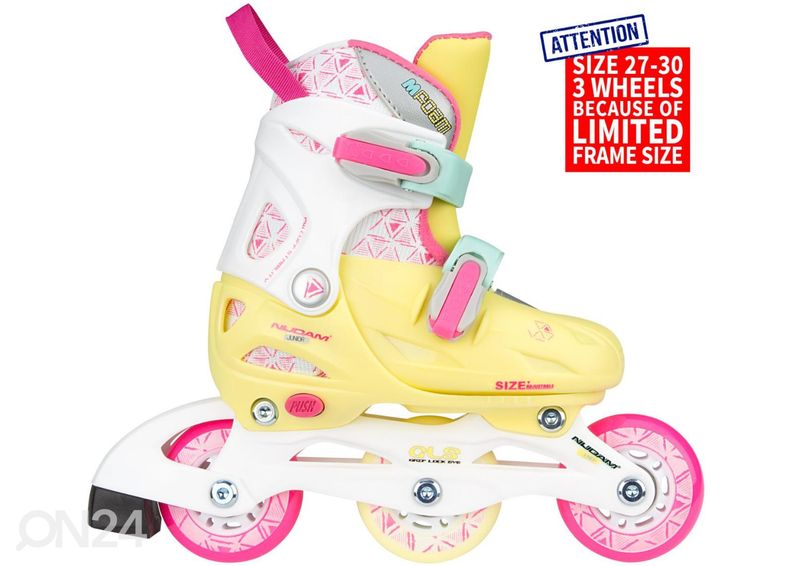 Tyttöjen säädettävät rullaluistimet Hardboot Nijdam kuvasuurennos