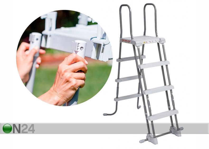 Uima-altaan tikkaat 172 cm kuvasuurennos