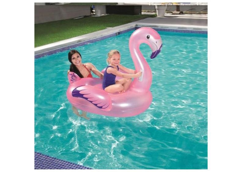Uimapatja flamingo Bestway 127x127 cm kuvasuurennos