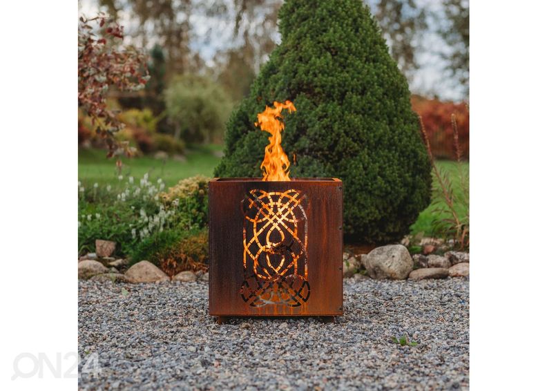 Ulkotulisija Cor-Ten GrillSymbol Laterna kuvasuurennos