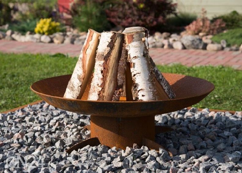 Ulkotulisija Cor-ten terästä GrillSymbol Chiaro kuvasuurennos