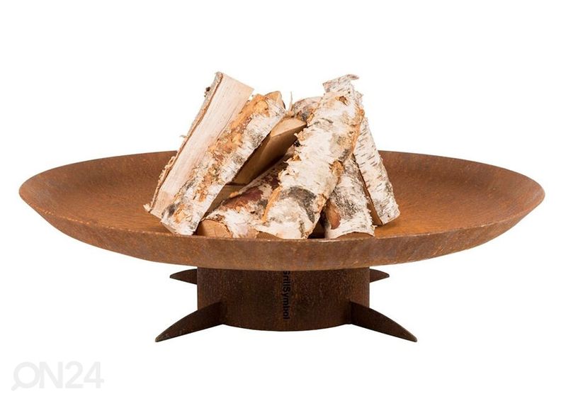 Ulkotulisija Cor-ten terästä GrillSymbol Chiaro XL kuvasuurennos