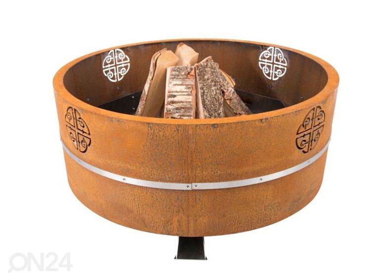 Ulkotulisija Cor-ten terästä GrillSymbol Lucas kuvasuurennos