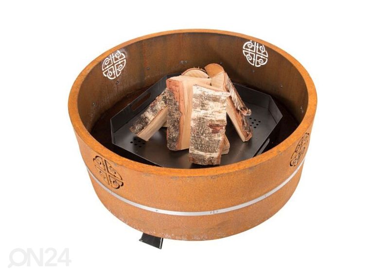 Ulkotulisija Cor-ten terästä GrillSymbol Lucas kuvasuurennos