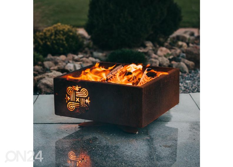 Ulkotulisija Cor-ten terästä GrillSymbol Piazza kuvasuurennos