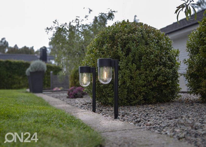 Ulkovalaisin aurinkokennolla Cupola 2 kpl kuvasuurennos