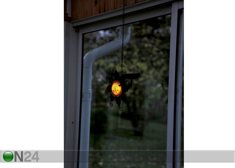 Ulkovalaisin aurinkopaneelilla FLOWER LED kuvasuurennos