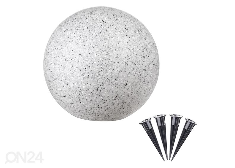 Ulkovalaisin Graniitti, harmaa Ø 20 cm kuvasuurennos