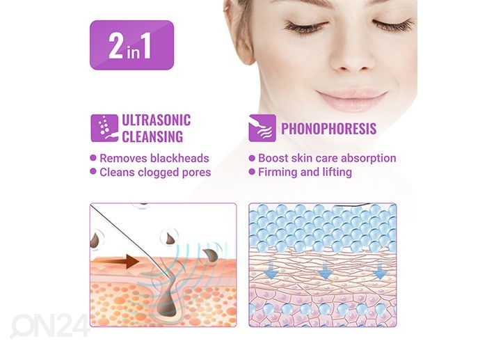 Ultraäänilaite kasvoille GESS YOU kuvasuurennos