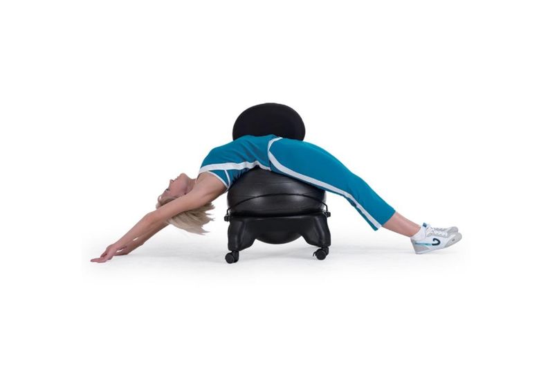 Urheilullinen työtuoli selkänojalla G-Chair inSPORTline kuvasuurennos