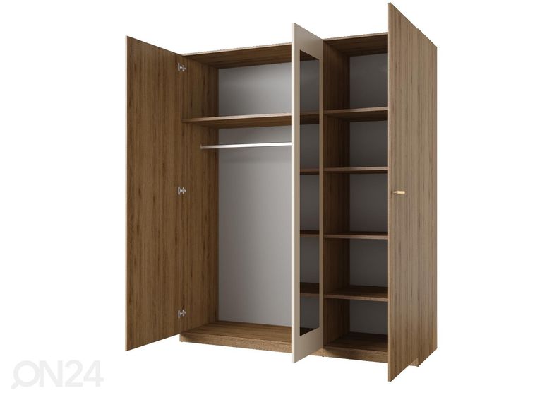 Vaatekaapi peilillä 179 cm kuvasuurennos