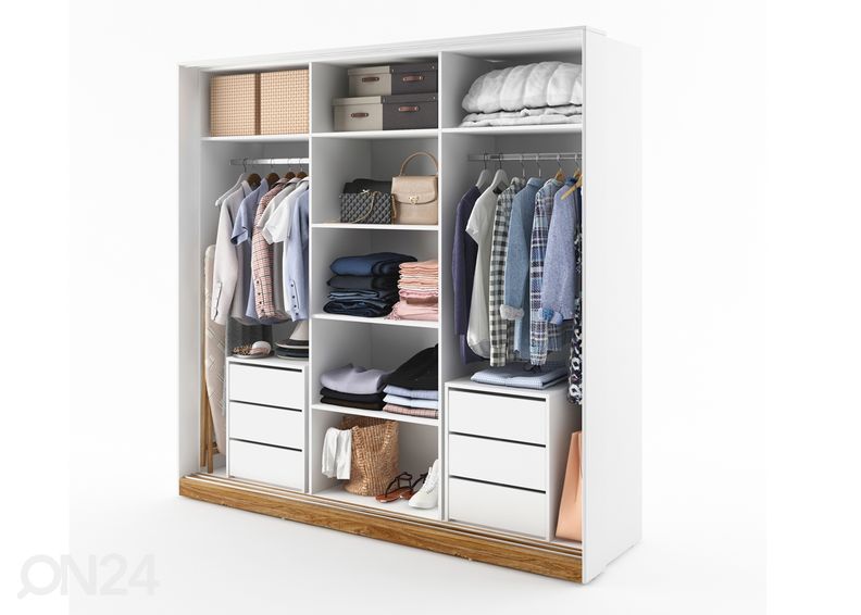 Vaatekaapin laatikosto kuvasuurennos