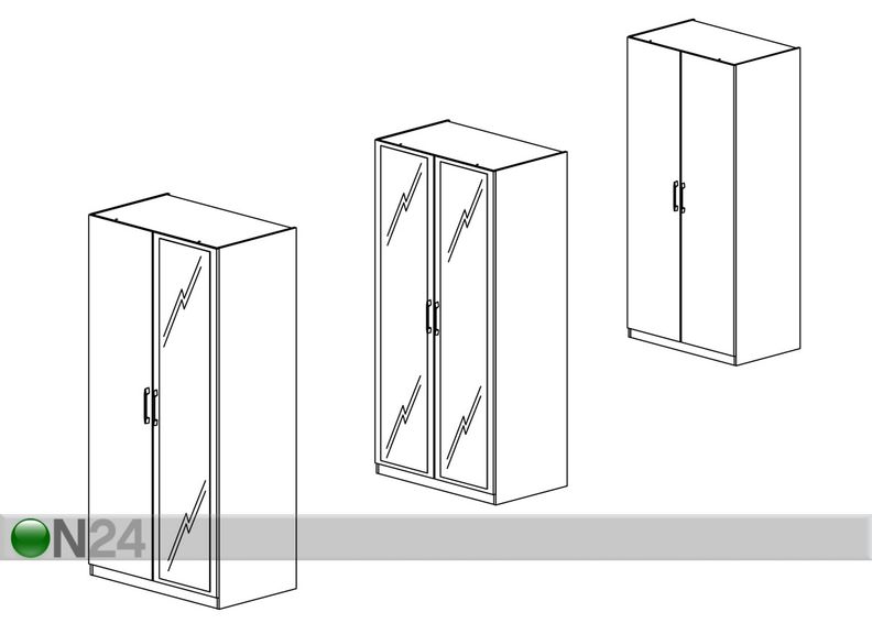 Vaatekaapin runko KARMA kuvasuurennos