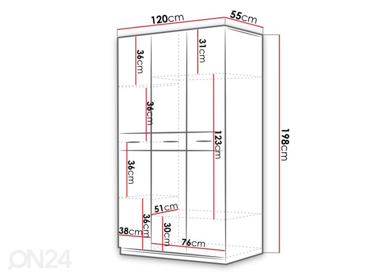 Vaatekaappi 1 kuvasuurennos
