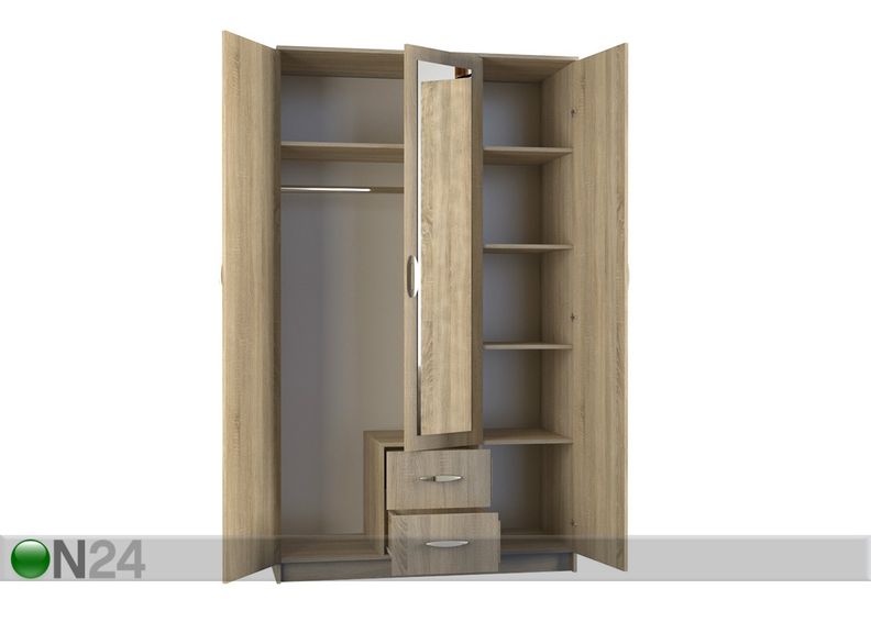 Vaatekaappi 120 cm kuvasuurennos