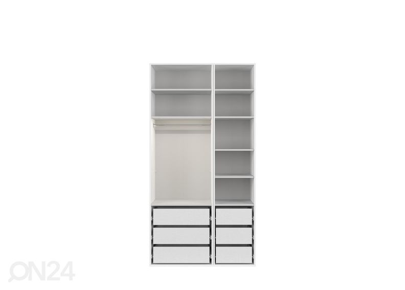 Vaatekaappi 125 cm kuvasuurennos