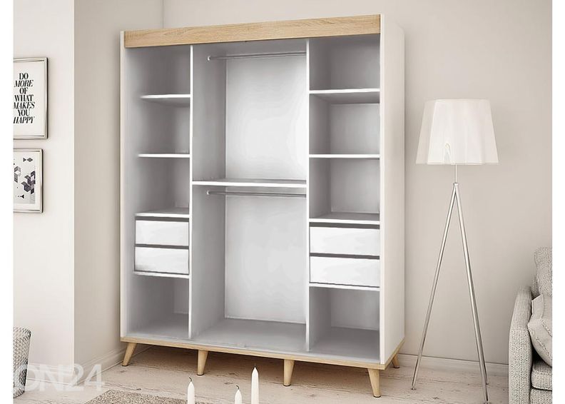 Vaatekaappi 200 cm kuvasuurennos