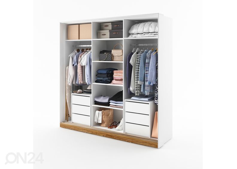 Vaatekaappi 220 cm kuvasuurennos