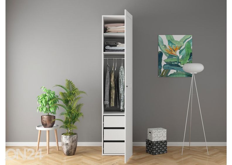Vaatekaappi 50 cm kuvasuurennos
