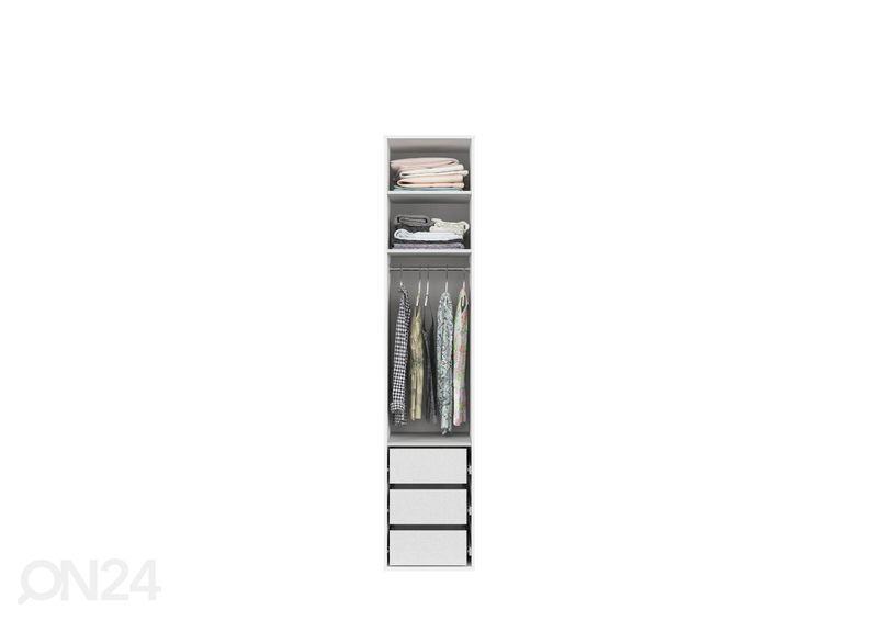Vaatekaappi 50 cm kuvasuurennos