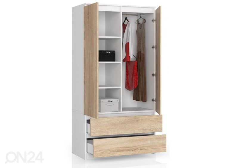 Vaatekaappi 90 cm kuvasuurennos
