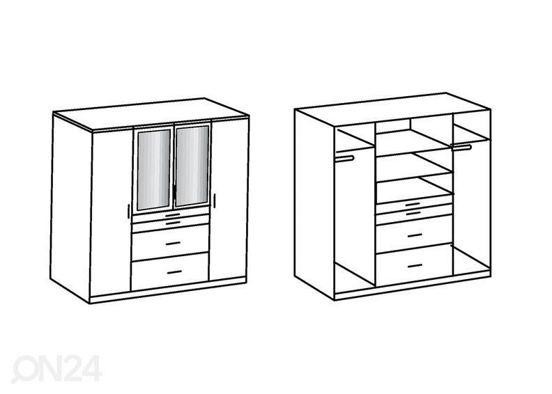 Vaatekaappi Aachen kuvasuurennos