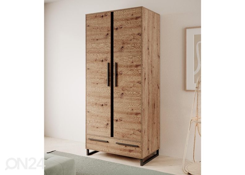 Vaatekaappi Alam 90 cm kuvasuurennos