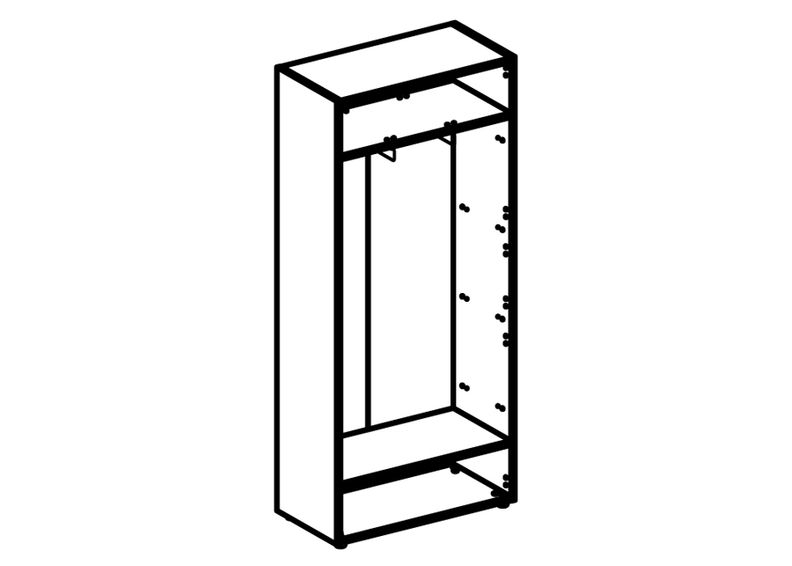 Vaatekaappi ALTO kuvasuurennos