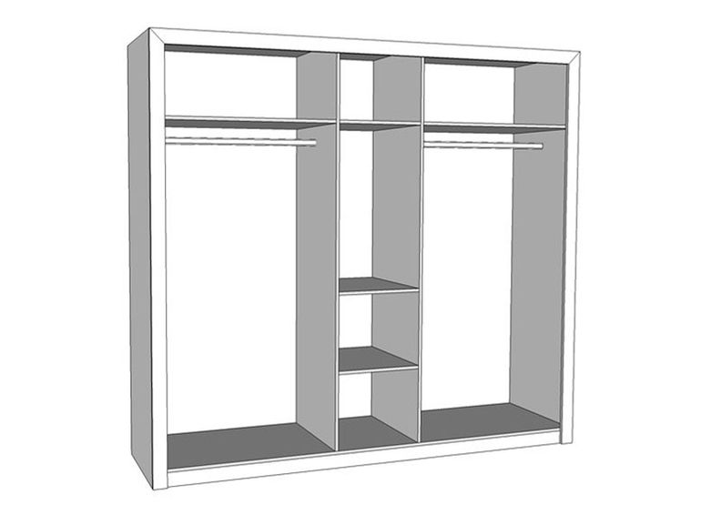 Vaatekaappi Astor kuvasuurennos