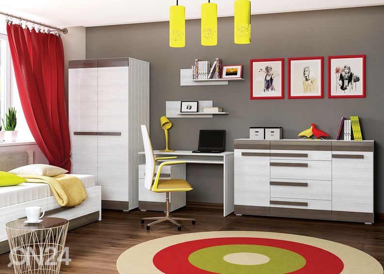 Vaatekaappi Bianca 92 cm kuvasuurennos