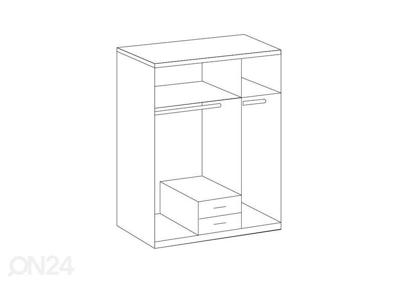 Vaatekaappi BIJOUX kuvasuurennos