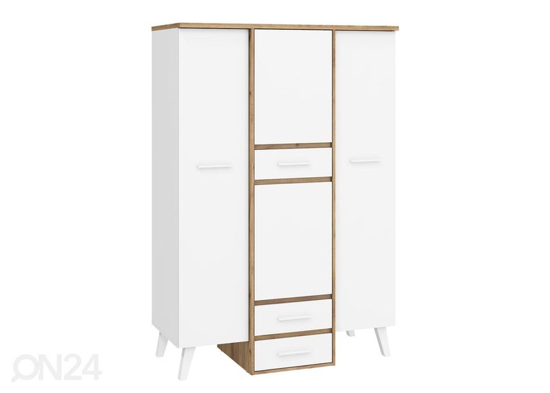 Vaatekaappi Clon 130 cm kuvasuurennos