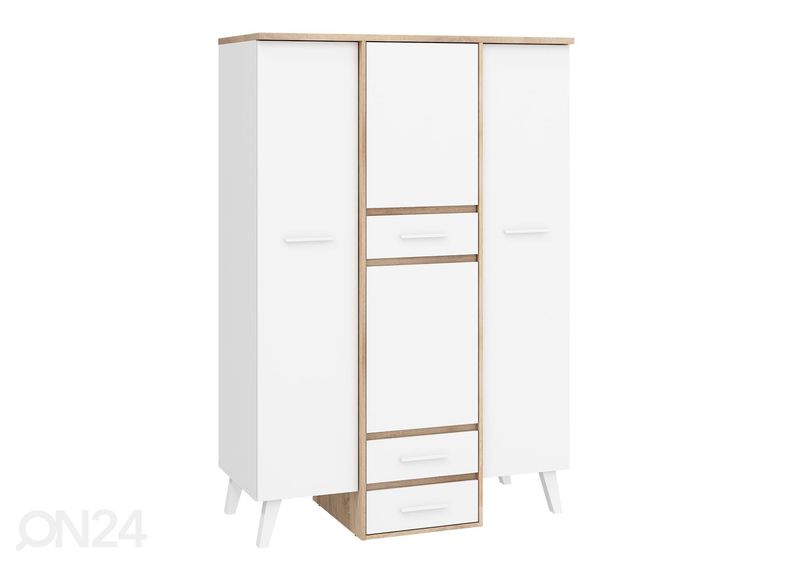 Vaatekaappi Clon 130 cm kuvasuurennos