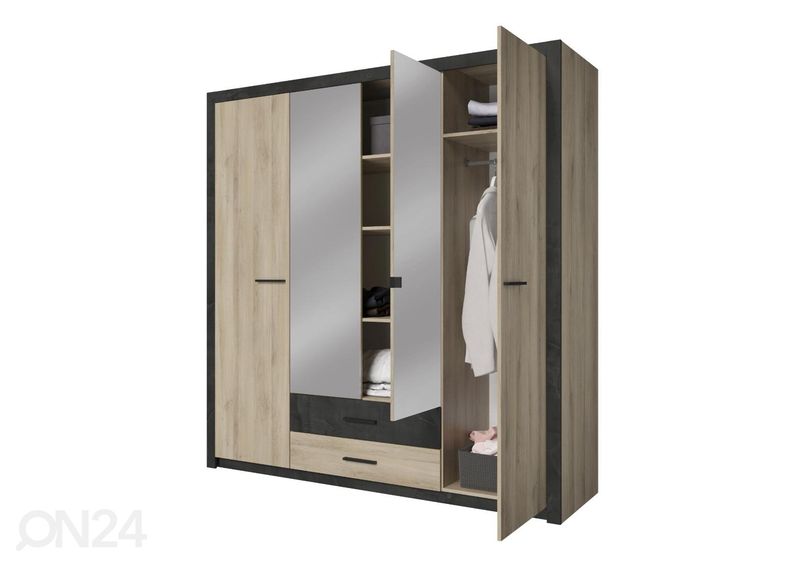 Vaatekaappi Colorado 198 cm kuvasuurennos