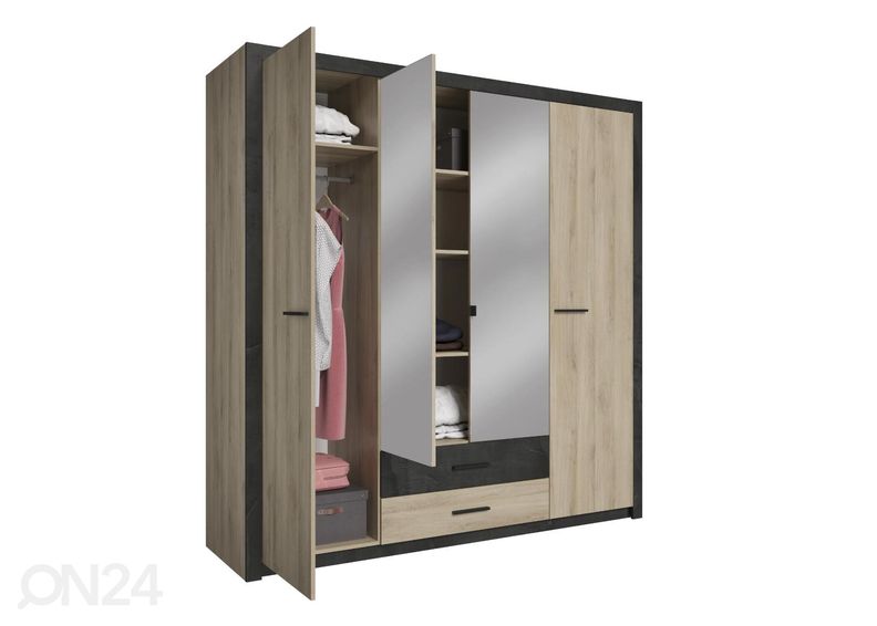 Vaatekaappi Colorado 198 cm kuvasuurennos