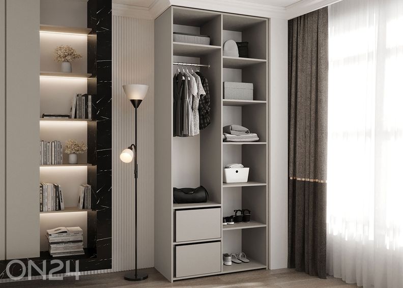 Vaatekaappi Como III 100 cm kuvasuurennos