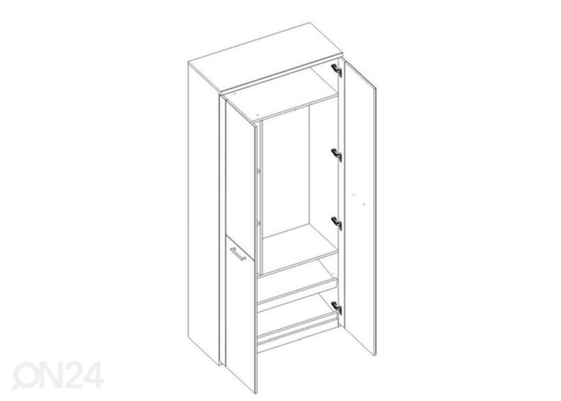 Vaatekaappi Doorset kuvasuurennos