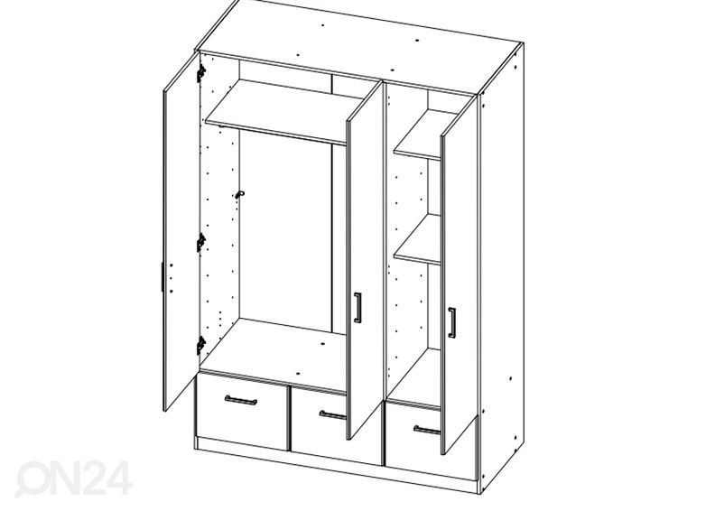 Vaatekaappi FILOU kuvasuurennos