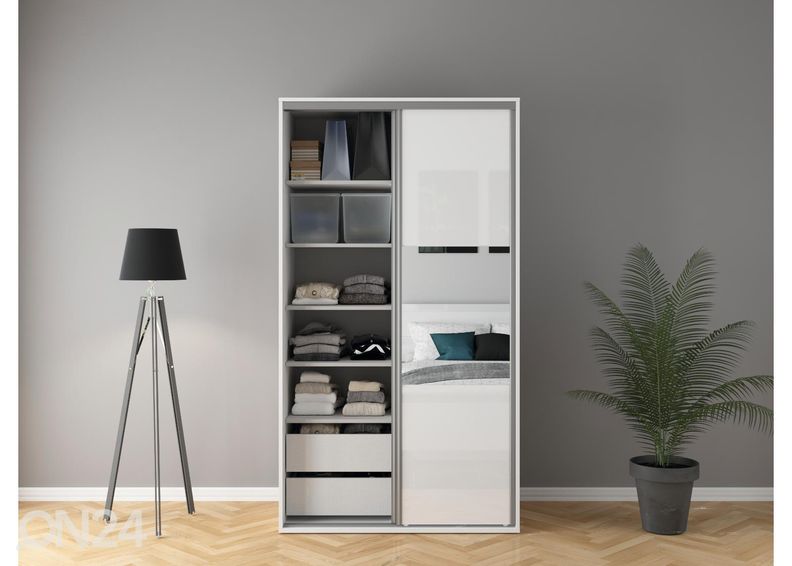 Vaatekaappi Franziska 120 cm kuvasuurennos