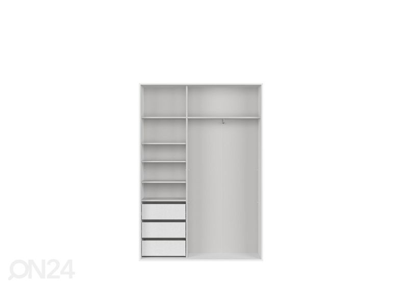 Vaatekaappi Franziska 150 cm kuvasuurennos
