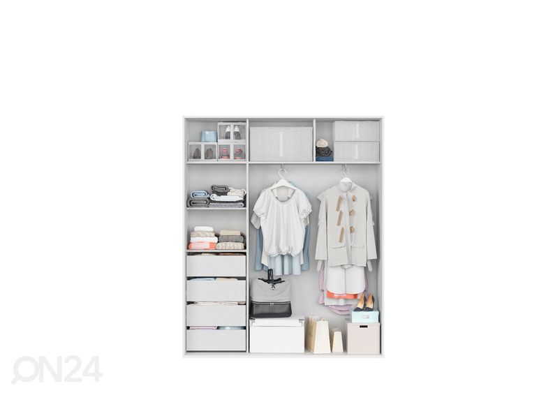 Vaatekaappi Franziska 180 cm kuvasuurennos